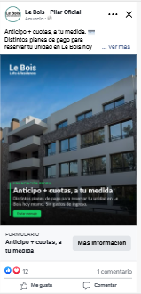 Anuncio de Le Bois - Pilar